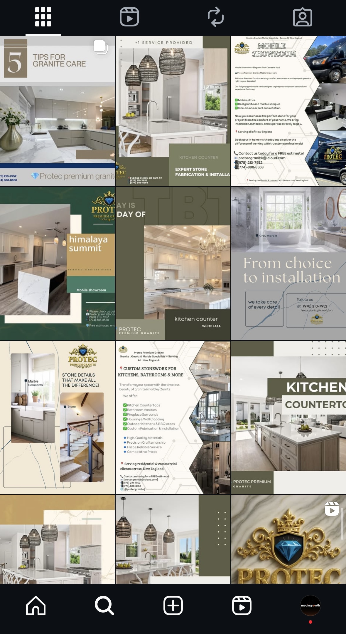 Feed original antes da otimização